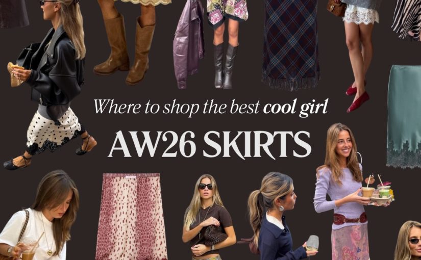 Skirts with Movement: Plaid, Lace, and the Shape of a Layered Look